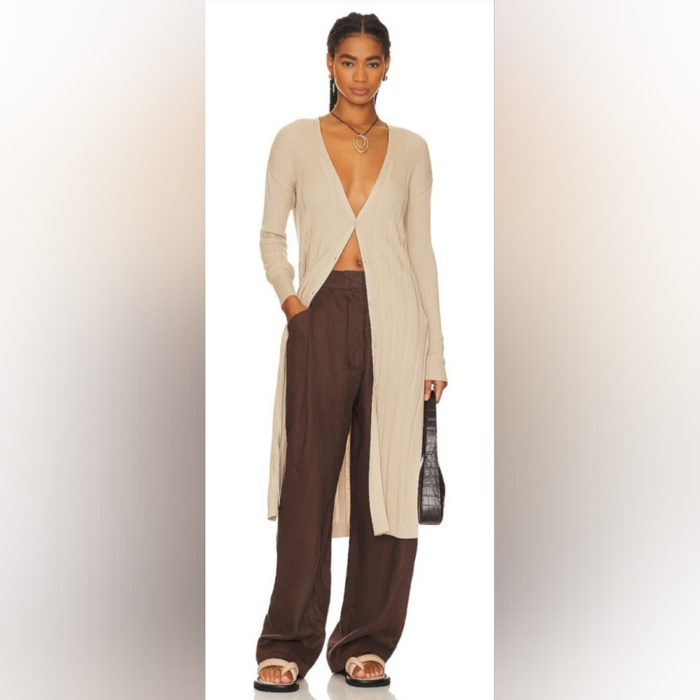 NWT🔥$98 Free People Skylight Cardigan in Morning Oat✨Medium  Luxurious ♥Last 1!